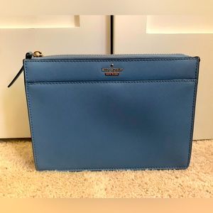 Kate Spade Light Blue Saffiano Leather Crossbody Bag